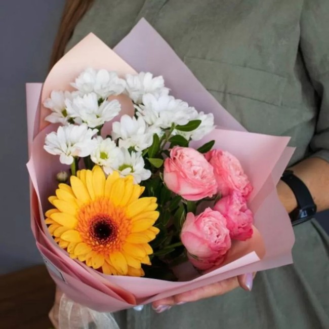 Букет цветов "Ласковый взгляд"