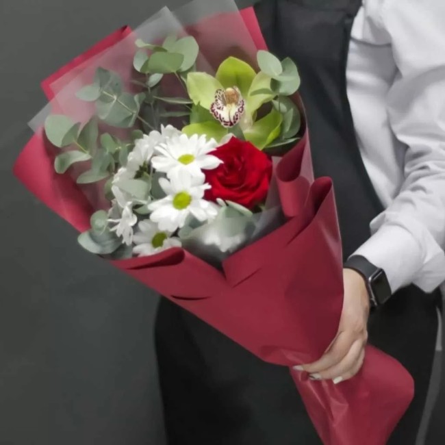 Букет цветов "Гармоничный" Букет цветов "Гармоничный"